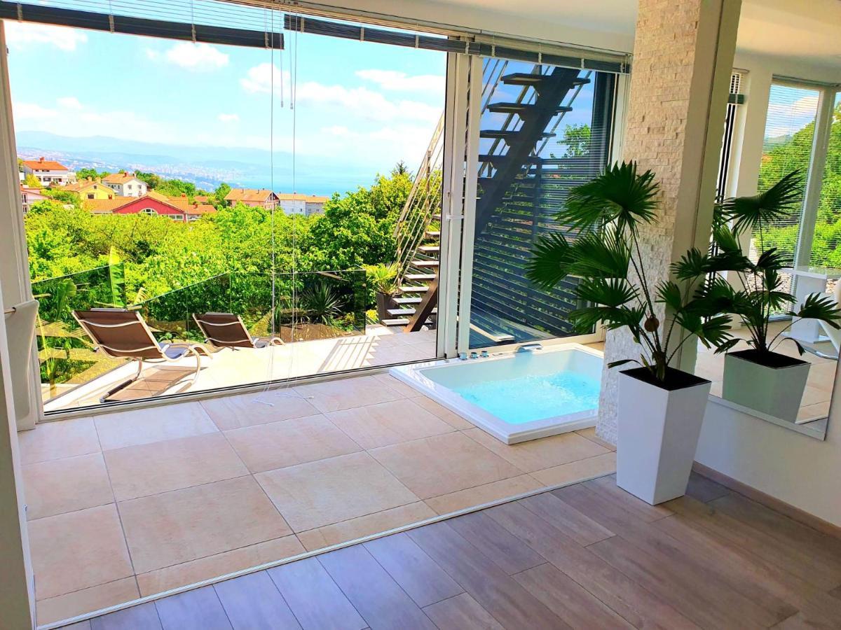 Penthouse Jacuzzi & Pool Apartmants Opatija Exterior photo